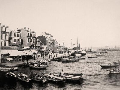 IST 057 / Anonim / Galata Wharf, 1900
