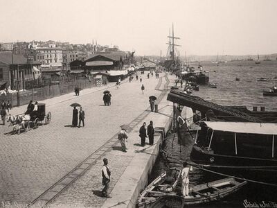 IST 058 / Anonim / Galata Wharf, 1900