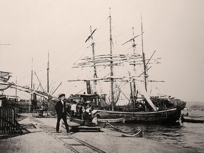 IST 059 / Anonim / Galata Wharf, 1890