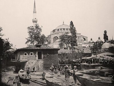 IST 106 / Anonim / Tophane İskelesi ve Kılıç Ali Paşa Camii, 1853