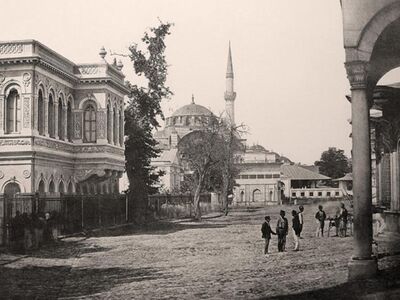 IST 107 / Anonim / Tophane Kasrı ve Kılıç Ali Paşa Camii, 1854