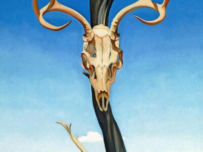 KGE 005 / Georgıa O'Keeffe / Deers Skull With Pedernal