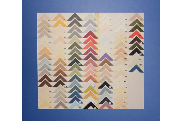 Paspartu  kartonu Renk Kartelası renk kartelası
