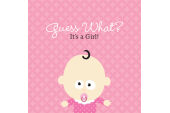 Duvar Kağıdı Baskısı 16821221 babygirlinvite1a