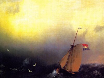 AIK 011 / Ivan Konstantinovich AIVAZOVSKY / Denizde Fırtına, 1847