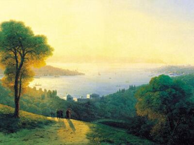 AIK 012 / Ivan Konstantinovich AIVAZOVSKY / Topkapı'dan İstanbul Manzarası, 1874