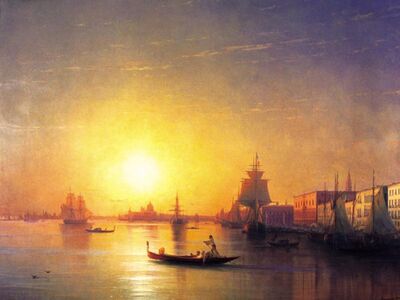 AIK 042 / Ivan Konstantinovich AIVAZOVSKY / Venedik, 1874