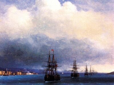 AIK 047 / Ivan Konstantinovich AIVAZOVSKY / Türk Donanması, 1873