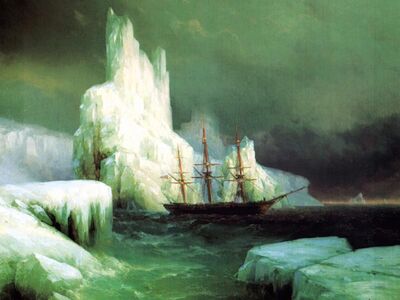 AIK 070 / Ivan Konstantinovich AIVAZOVSKY / Buzullar, 1870