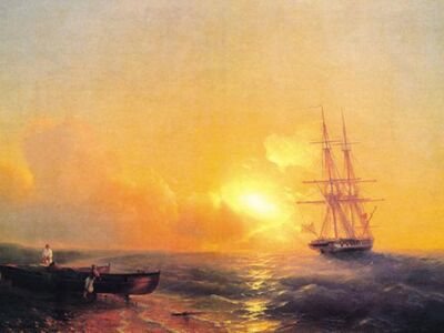 AIK 097 / Ivan Konstantinovich AIVAZOVSKY / Demir Atmış 26 Toplu Gemi, 1852