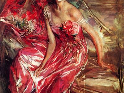 BGI 004 / Giovanni BOLDINI / Die Dame in Rot