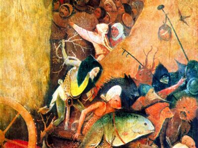 BOH 001 / Hieronymus BOSCH / The Hay Wain Detail Of The Central Panel