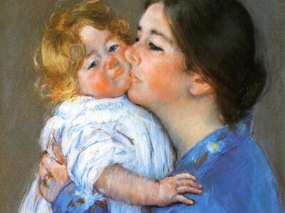 CMA 003 / Mary CASSATT / A Kiss For Baby Anne
