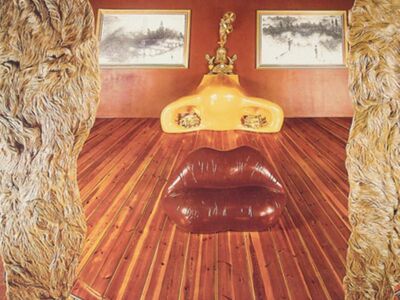 DAS 029 / Salvador DALI / Rostre De Mae West Utılıtzable Com Apartament