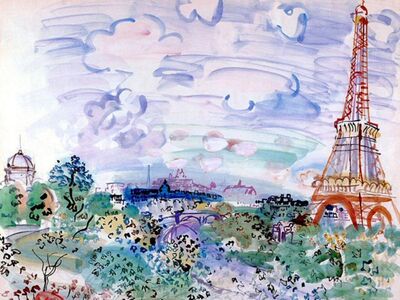 DRA 001 / Raoul DUFY / The Eiffel Tower