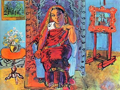 DRA 005 / Raoul DUFY / Interior With Indian Woman