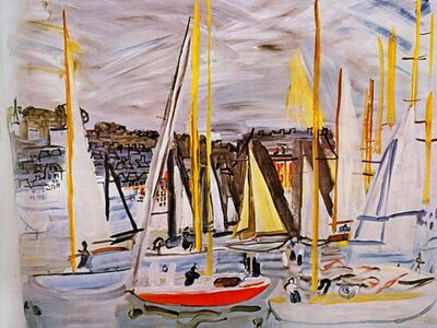 DRA 006 / Raoul DUFY / The Basin Of Deauville