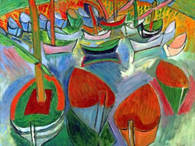 DRA 007 / Raoul DUFY / The Boats At Martigues