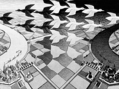 EMC 010 / Maurits Cornelis ESCHER / Day And Night