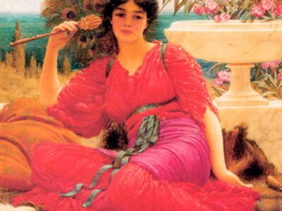 GJW 035 / John William GODWARD / Flabellifera Oil Sketch