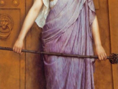 GJW 037 / John William GODWARD / At The Gate Of The Temple