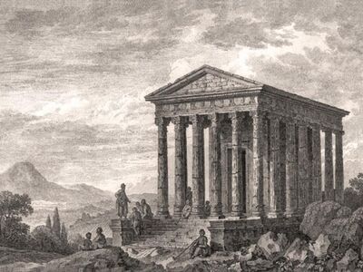 GRV 123 / Jean Babtiste HILAIR / Augustus Tapınağı, Milas Muğla