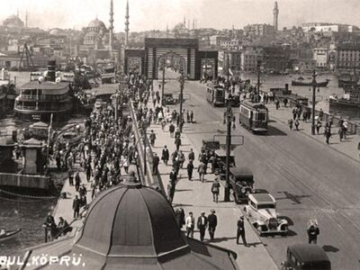 IST 064 / Anonim / Galata Köprüsü, 1935