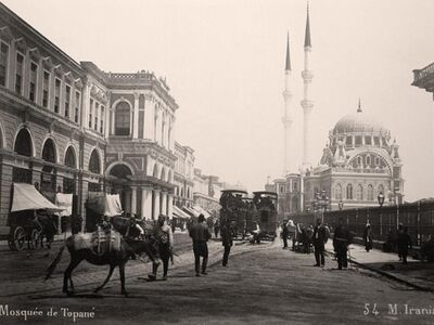 IST 082 / Anonim / Nusretiye Camii ve Müşirlik Dairesi, 1890