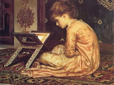 LFR 002 / Lord Frederick LEIGHTON / Study At a Reading Desk