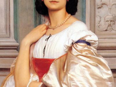 LFR 008 / Lord Frederick LEIGHTON / A Roman Lady La Nanna