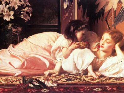 LFR 012 / Lord Frederick LEIGHTON / Mother And Child