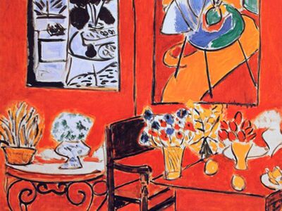 MAH 016 / Henri MATISSE / Large Red Interior