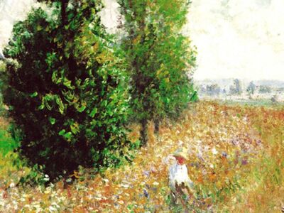 MCL 006 / Claude MONET / Giverny Önünde Peyzaj