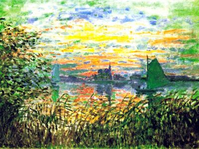 MCL 017 / Claude MONET / Lavacourt Manzarası, 1880