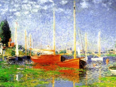 MCL 047 / Claude MONET / Argenteuil' de Kayıklar