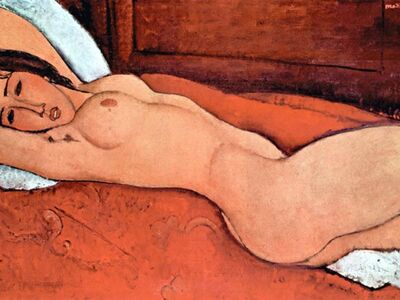 MDA 005 / Amedeo MODIGLIANI / Reclining Nude