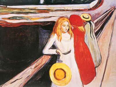 MED 003 / Edvard MUNCH / Girls On The Bridge