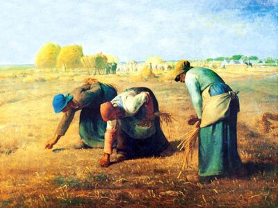 MJF 001 / Jean Francois MILLET / Başak Toplayanlar, 1857