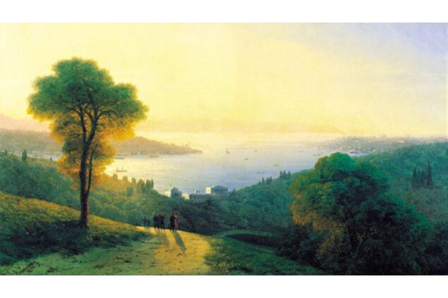 AIK 012 / Ivan Konstantinovich AIVAZOVSKY / Topkapı'dan İstanbul Manzarası, 1874 AIK 012 / Ivan Konstantinovich AIVAZOVSKY / Topkapı'dan İstanbul Manzarası, 1874