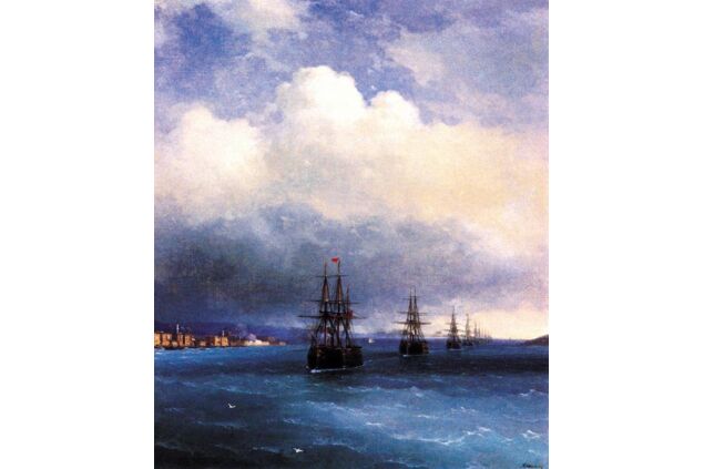 AIK 047 / Ivan Konstantinovich AIVAZOVSKY / Türk Donanması, 1873 AIK 047 / Ivan Konstantinovich AIVAZOVSKY / Türk Donanması, 1873