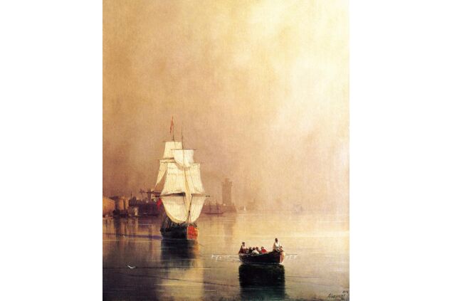 AIK 054 / Ivan Konstantinovich AIVAZOVSKY / Rodos, 1874 AIK 054 / Ivan Konstantinovich AIVAZOVSKY / Rodos, 1874