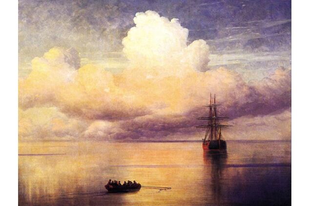 AIK 058 / Ivan Konstantinovich AIVAZOVSKY / Durgun Deniz, 1872 AIK 058 / Ivan Konstantinovich AIVAZOVSKY / Durgun Deniz, 1872