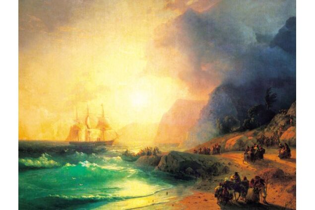 AIK 060 / Ivan Konstantinovich AIVAZOVSKY / Crete Adasında, 1867 AIK 060 / Ivan Konstantinovich AIVAZOVSKY / Crete Adasında, 1867