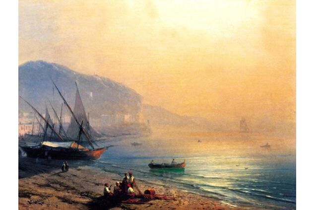 AIK 061 / Ivan Konstantinovich AIVAZOVSKY / Deniz Kıyısı, 1874 AIK 061 / Ivan Konstantinovich AIVAZOVSKY / Deniz Kıyısı, 1874