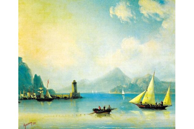 AIK 068 / Ivan Konstantinovich AIVAZOVSKY / Fenerli Boğaz, 1841 AIK 068 / Ivan Konstantinovich AIVAZOVSKY / Fenerli Boğaz, 1841