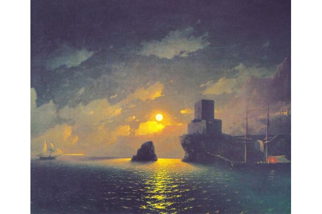 AIK 088 / Ivan Konstantinovich AIVAZOVSKY / Gece Fırtına, 1849 AIK 088 / Ivan Konstantinovich AIVAZOVSKY / Gece Fırtına, 1849