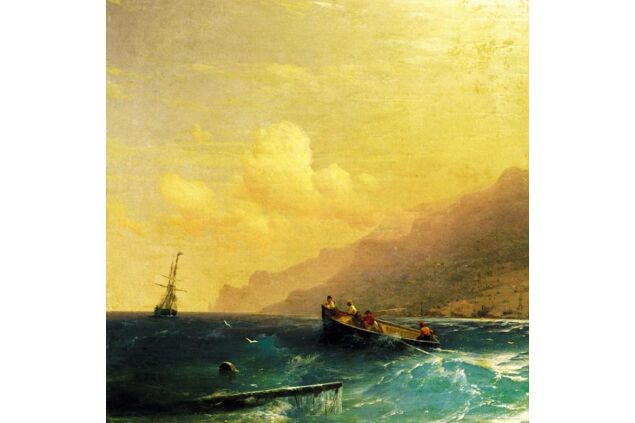 AIK 093 / Ivan Konstantinovich AIVAZOVSKY / Kazazedelerin Aranması, 1870 AIK 093 / Ivan Konstantinovich AIVAZOVSKY / Kazazedelerin Aranması, 1870