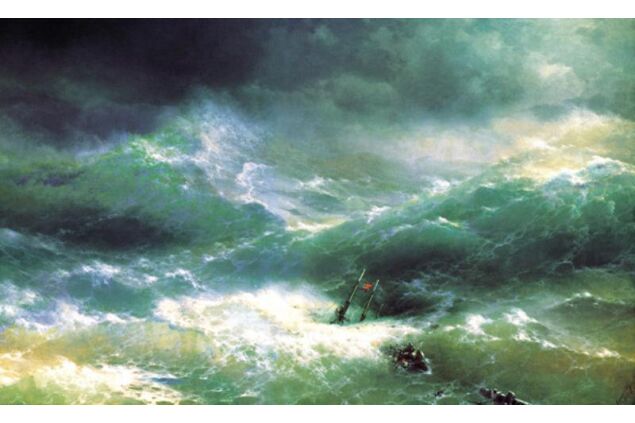 AIK 108 / Ivan Konstantinovich AIVAZOVSKY / Dalga, 1889 AIK 108 / Ivan Konstantinovich AIVAZOVSKY / Dalga, 1889