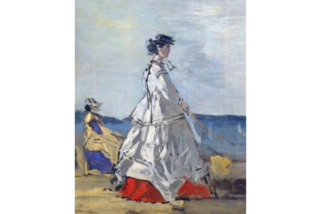 BEU 004 / Eugene BOUDIN / La princesse Pauline de Metternich sur la plage BEU 004 / Eugene BOUDIN / La princesse Pauline de Metternich sur la plage