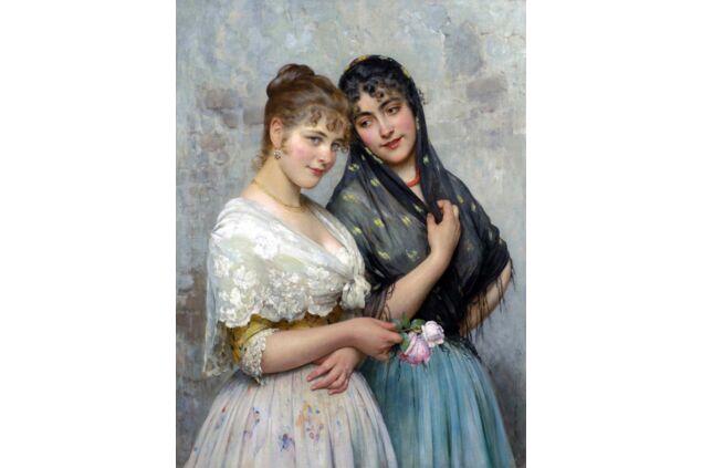 BEV 003 / Eugene Von BLAAS / Two Venetian Women BEV 003 / Eugene Von BLAAS / Two Venetian Women